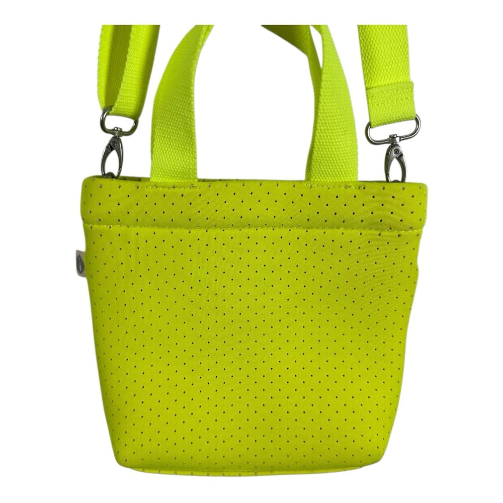 Koala Crossbody Koala Go Perforated Neoprene Crossbody Midi Town Bag Neon Yellow